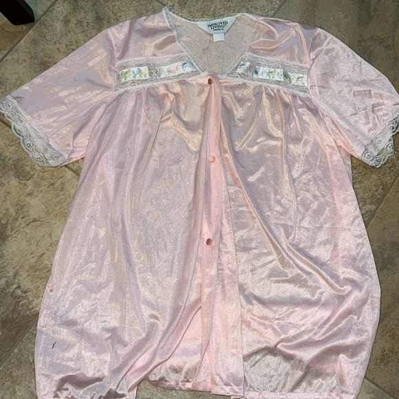 NWOT - improved living size large, 100% nylon pink pajamas - Picture 2 of 6